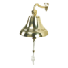 2040.C - Chromed Brass Ship's Bell Complete With Bracket - Foresti & Suardi