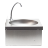 XPOtool - Knee Operated Hand Washbasin of Stainless Stell as Round Kitchen Sink for Catering Trade - Image 3
