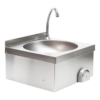 XPOtool - Knee Operated Hand Washbasin of Stainless Stell as Round Kitchen Sink for Catering Trade - Image 5