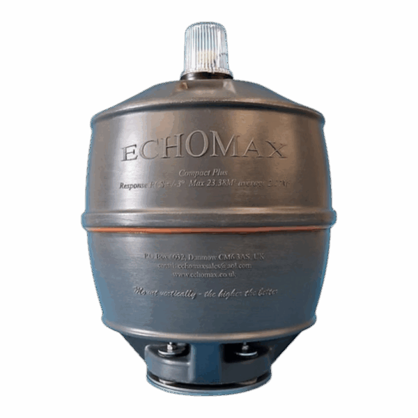 ECHOMAX - EM Compact Plus Black with Lalizas Dot Led