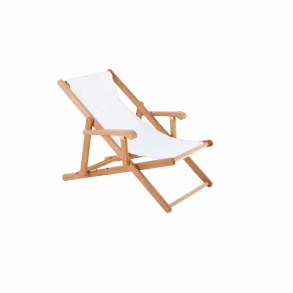Clio Folding Deckchair with Canvas