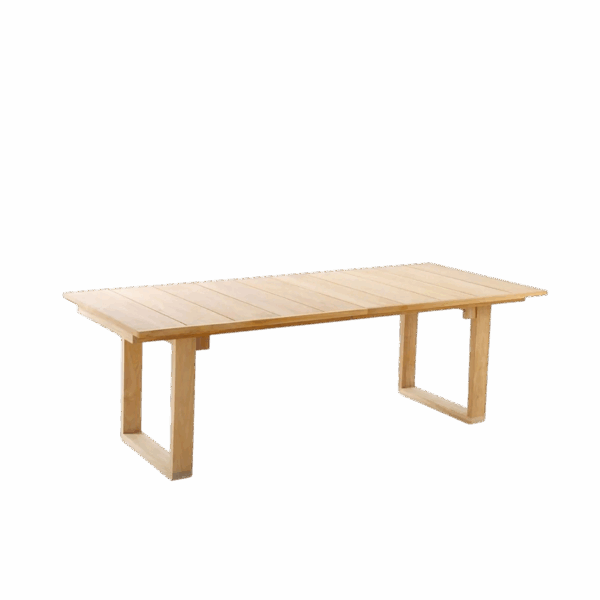 Cosette Extendable Rectangular Table in Teak