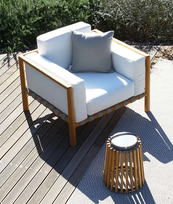 Pevero Armchair in Teak - Image 2