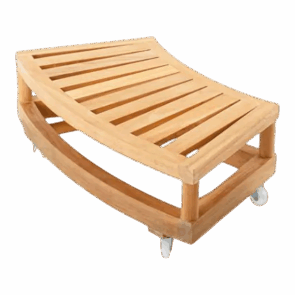 Pevero Island Side Table with Wheels