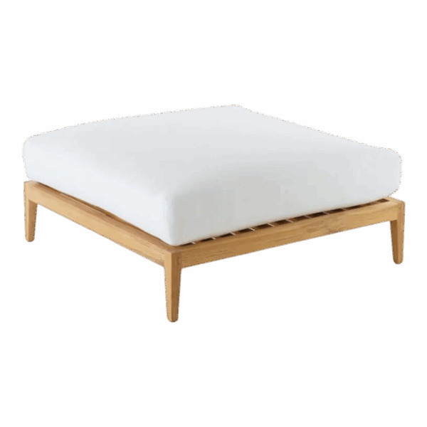 Synthesis Base Pouf in Teak