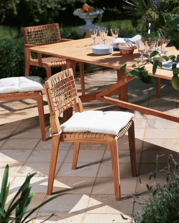 Synthesis Chair in Teak e Waprolace - Image 2