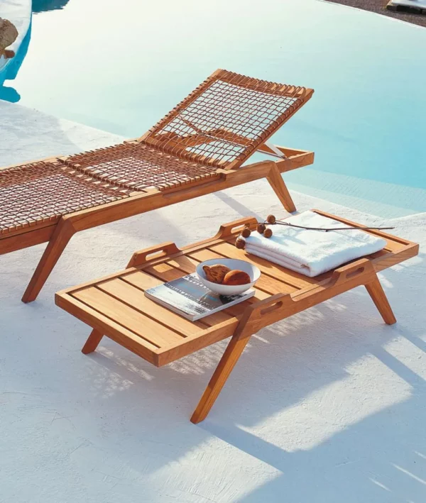Synthesis Stackable Rectangular Coffee Table with Handles - Image 2